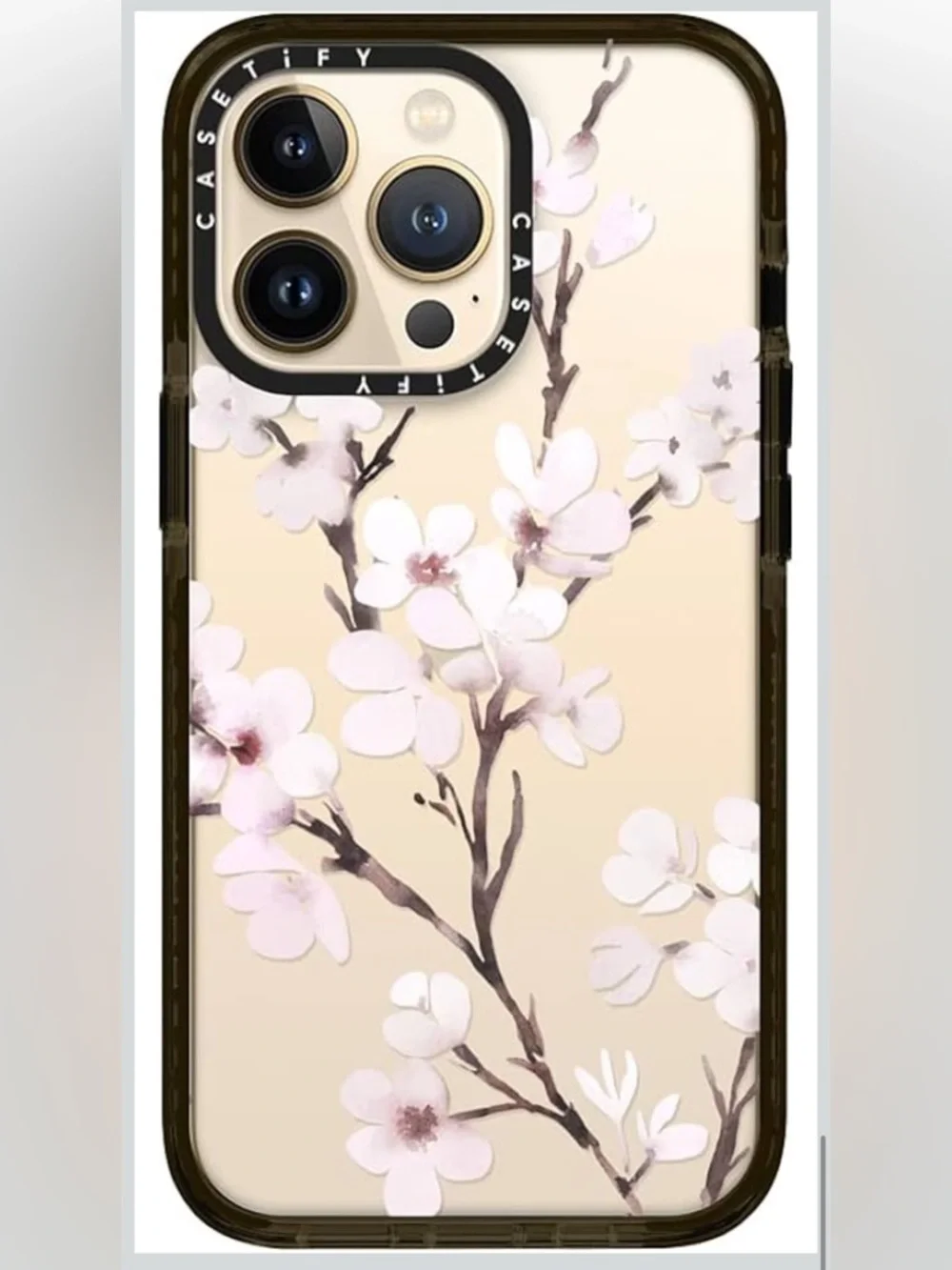Casetify Floral Cherry Blossom Durable Clear Phone Case for iPhone 15 Pro Max